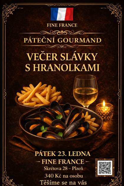 Pátek 23. ledna : Večer slávky s hranolkami